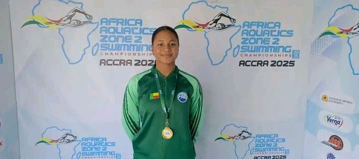 Championnat de Natation Zone 2 à Accra : Avec 56 médailles en 3 jours, le Bénin signe un record historique