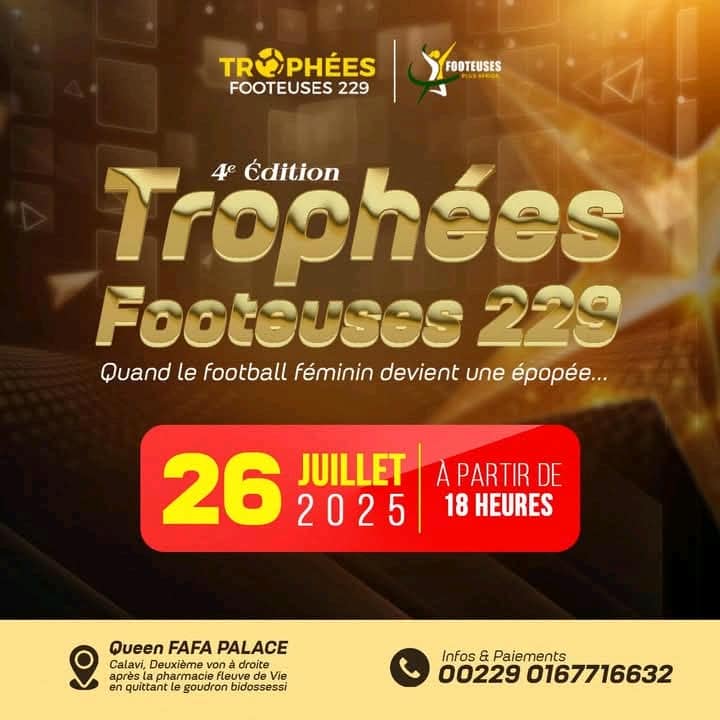 Football | Trophées Footeuses 229 2025 : L’excellence féminine à l’honneur ce 26 juillet