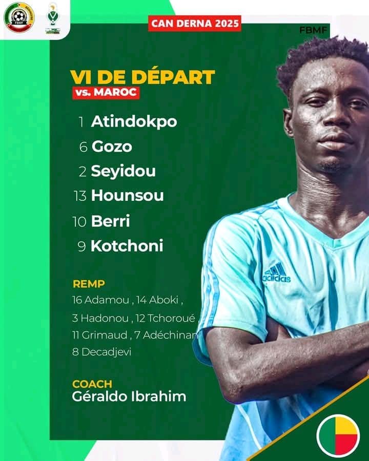 Mini-football&nbsp; | CAN Derna 2025 : le 6 entrant du Bénin face au Maroc connu
